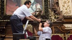 La retirada del busto de Juan Carlos I