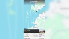 Radiales trazadas desde primera hora del d�a por el helic�ptero de Salvamento Mar�timo