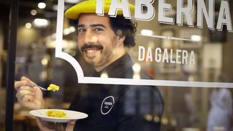 Nico Pedetti, en la Taberna da Galera