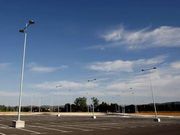 Alumbrado de la primera fase del puerto seco.
