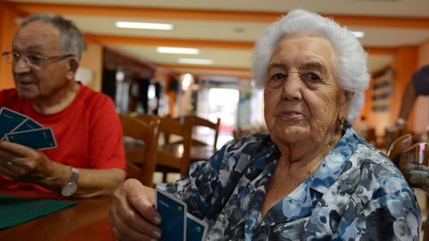 Preciosa Di�guez, 90 a�os. De Xunqueira, vive en Ourense. Fue agricultora