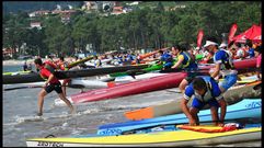 El campeonato se celebra junto a la playa de A Madalena