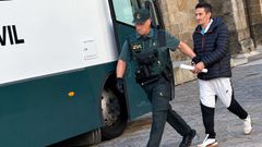 Uno de los detenidos en la operaci�n antidroga en Noia que ingres� en prisi�n el pasado domingo
