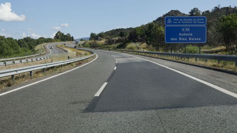 Mal estado de la N-525 en Ver�n.