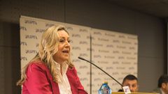 Elena Mart�nez Carqu�s, exdirectora del ISM, en el ciclo Foromar, celebrado en junio del 2025 en Vilagarc�a de Arousa.