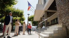 Visita de Beln do Campo al consistorio de Carral para supervisar las obras de mejora.