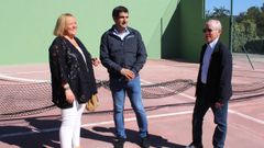 El delegado de la Xunta, Gmez Aln, en su visita a Vilamarn