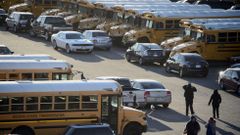 Escuelas vac�as en Los �ngeles