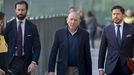 El exdirector adjunto operativo (DAO) de la Polic�a Nacional, Jos� �ngel Gonz�lez, camino a la primera declaraci�n ante el juez junto a sus abogados