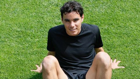 Omar Bravo, en una imagen del 2008 en A Coru�a