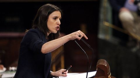 Irene Montero en el Congreso