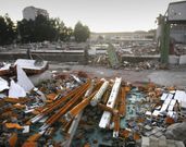 La vieja metalogr�fica ha desaparecido, demolida, a la espera de lo que suceda con Alcampo. 