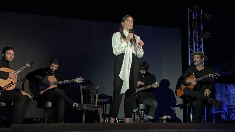 Carminho en un concierto en Ferrol