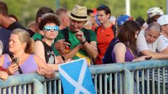El pblico acudi a ver el Mundial de larga distancia, pese al fuerte calor