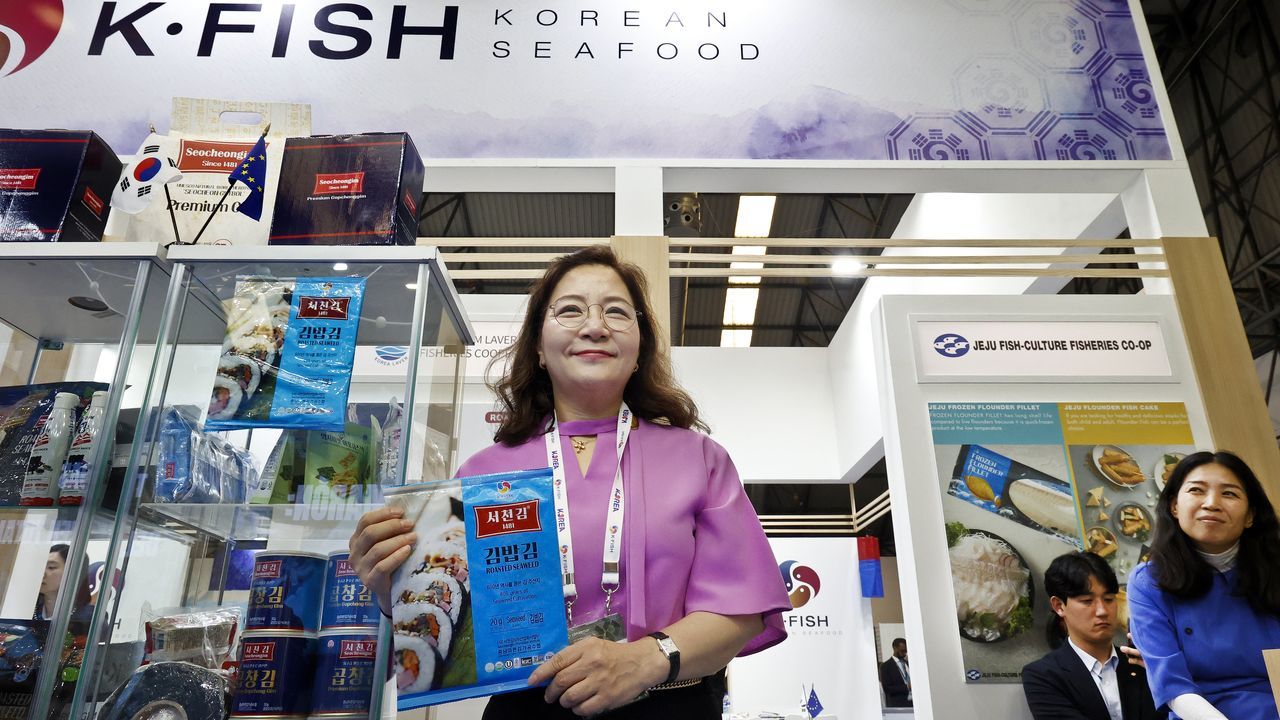 Granjeros del mar de Corea promocionan el alga nori y su alto valor nutricional