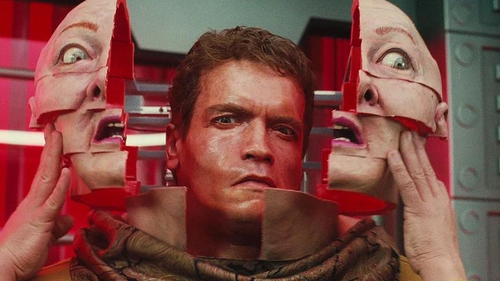 Arnold Schwarzenegger, en �Desaf�o total� de 1990