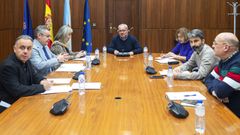 Reunin de la junta gestora del consorcio de la UNED en la Diputacin de Ourense
