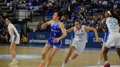 Clem Samson en una acci�n de la ida de los octavos de final de la Eurocup Women. 