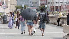 Jornada de mucho calor en A Coru�a
