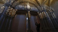 Reapertura del p�rtico de la Gloria a las visitas