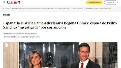 El diario argentino Clar�n