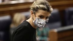 Yolanda D�az, esta ma�ana en el Congreso 