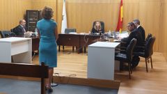 Cristina Francisco, en el juicio en Ourense