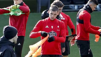 Lucas Boy, durante su etapa como jugador del Celta.