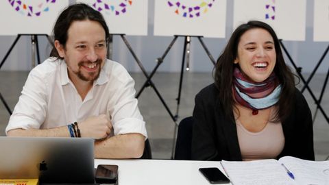 Pablo Iglesias e Irene Montero, en una foto de archivo