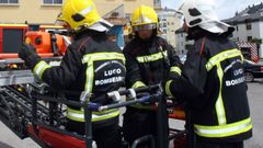 Foto de archivo de una intervenci�n de los bomberos de Barreiros