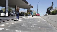 Pasos de peatones de Vigo �camuflados�