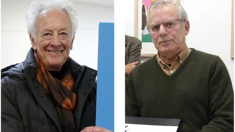 Alfonso Costa y Jos Lus Veiras Manteiga residen desde hace aos en la parroquia lousamiana de Camboo