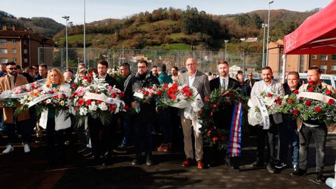 Barbn en el homenaje a los mineros en Santa Brbara