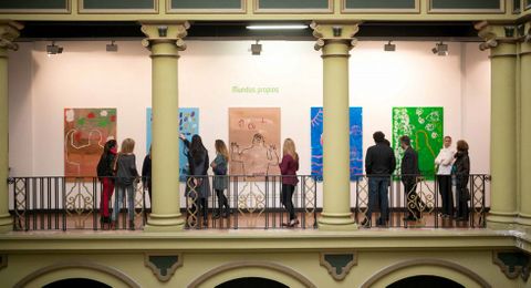 Las obras que componen la muestra se elaboraron durante los cinco meses que duraron los talleres. 