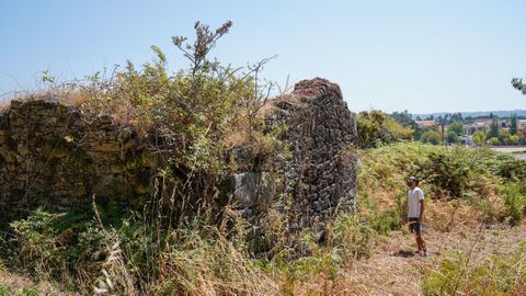 La telleira de Quintns solo conserva sus muros perimetrales, la estancia de los dueos y el horno