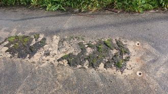 Estado de una de las zonas en las que hab�a bancos