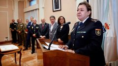 Est�baliz Palma, en su toma de posesi�n como comisaria de Pontevedra