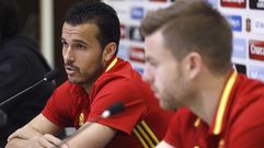 Pedro: Nunca he tenido ningn problema con la seleccin. Estoy contento de volver