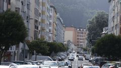 Vista general de la Avenida de Cantarrana, en el municipio viveirense