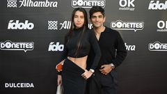 Mara Monfort y Jorge Martn.Jorge Martn, piloto de MotoGP, y su novia Mara Monfort