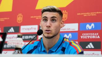 Roberto Fern�ndez, en su rueda de prensa de este mi�rcoles.