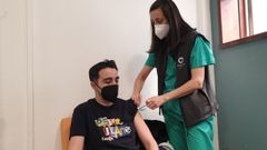 Rub�n Hern�ndez, profesor en el colegio V�ctor L�pez Seoane de A Coru�a