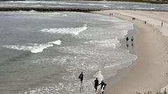 La playa focense de A Rapadoira