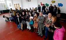 El acto incluy� la lectura del manifiesto de la jornada y la entrega de tapones solidarios.