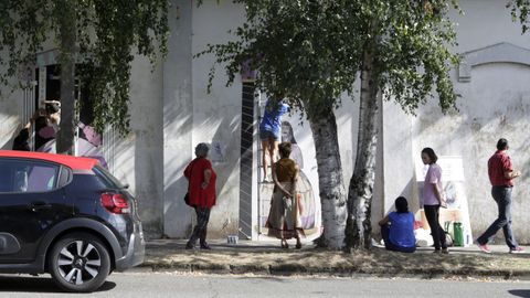 Nuevos murales en la carretera de Catabois