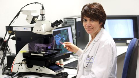 Susana Teijeira, directora cient�fica del�Biobanco del Instituto de Investigaci�n Sanitaria Galicia Sur (IISGS), situado en el Complexo Hospitalario Universitario de Vigo (Chuvi).