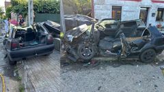 Accidente de tr�fico en Quins (Mel�n) con un herido grave y otro leve