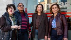 La enfermera Carmen P�rez, la m�dica Carmen Del�s, la PSX Luc�a Lorenzo y la m�dica �ngeles V�zquez, las dos primeras trabajan en el PAC de A Parda, en Pontevedra, y las dos �ltimas en el PAC de Bueu