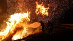 Dos bomberos luchaban contra el fuego en Pampilhosa da Serra, en Portugal