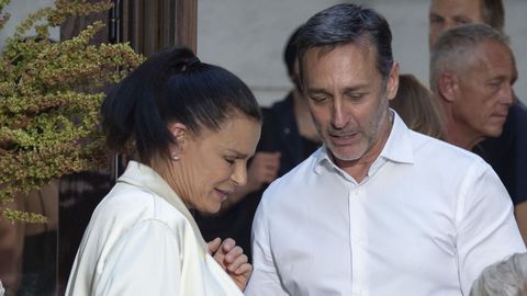 Estefanía de Mónaco y Daniel Ducruet, coincidieron en un evento familiar
